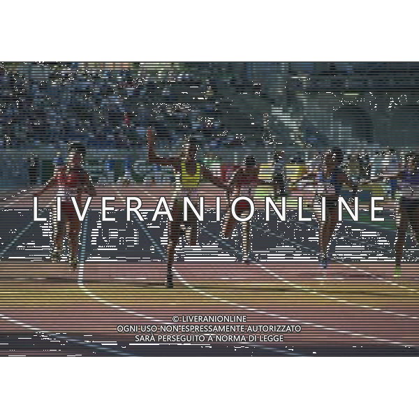 MILANO ARENA CIVICA IAAF GRAND PRIX 1996 NELLA FOTO NUM 2 GAIL DEVERS-NUM 6 MARLENE OTTEY-NUM 4 INGER MILLER-NUM 3CHRISTE GAINES AG ALDO LIVERANI SAS