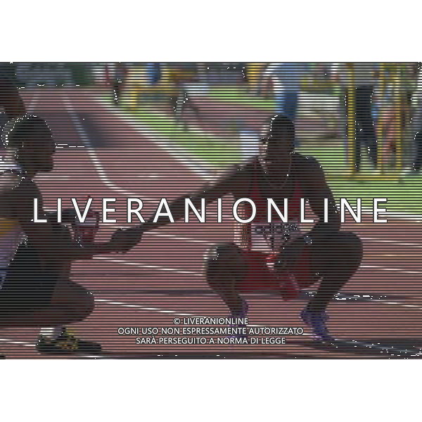 MILANO ARENA CIVICA IAAF GRAND PRIX 1996 NELLA FOTO michael johnson AG ALDO LIVERANI SAS