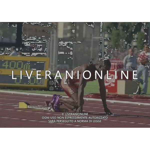 MILANO ARENA CIVICA IAAF GRAND PRIX 1996 NELLA FOTO michael johnson AG ALDO LIVERANI SAS