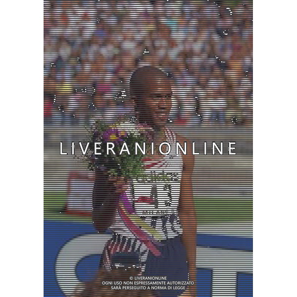 MILANO ARENA CIVICA IAAF GRAND PRIX 1996 NELLA FOTO DERRICK ADKINS AG ALDO LIVERANI SAS