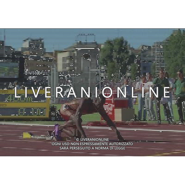 MILANO ARENA CIVICA IAAF GRAND PRIX 1996 NELLA FOTO michael johnson AG ALDO LIVERANI SAS