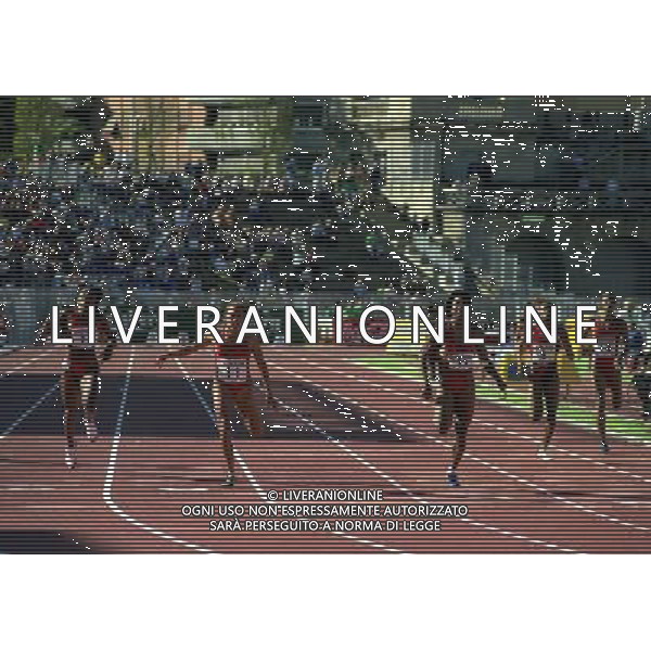 MILANO ARENA CIVICA IAAF GRAND PRIX 1996 NELLA FOTO NUM 10 PAULINE DAVIS-NUM 11CATHY FREEMAN-NUM 13 FALILAT OGUNKOYA AG ALDO LIVERANI SAS