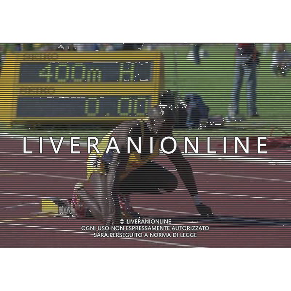 MILANO ARENA CIVICA IAAF GRAND PRIX 1996 NELLA FOTO SAMUEL MATETE AG ALDO LIVERANI SAS