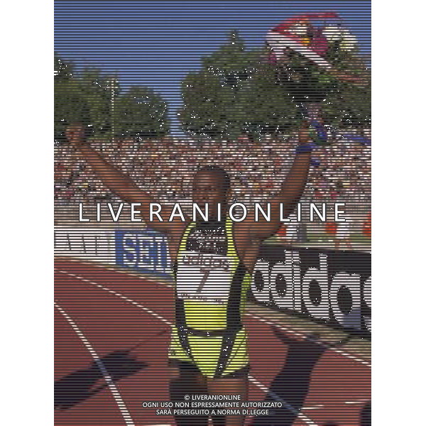 MILANO ARENA CIVICA IAAF GRAND PRIX 1996 NELLA FOTO DENNIS MITCHELL AG ALDO LIVERANI SAS