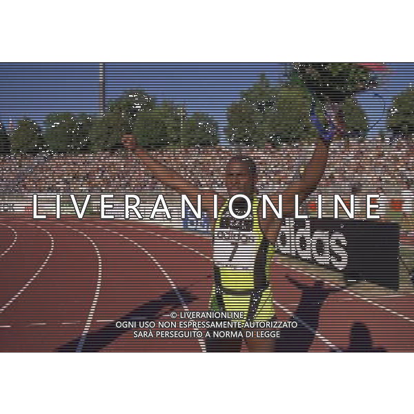MILANO ARENA CIVICA IAAF GRAND PRIX 1996 NELLA FOTO DENNIS MITCHELL AG ALDO LIVERANI SAS