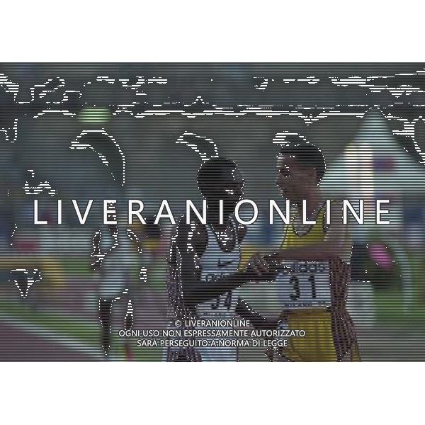 MILANO ARENA CIVICA IAAF GRAND PRIX 1996 NELLA FOTO NUM 31 DANIEL KOMEN-31 NUM SALAH HISSOU AG ALDO LIVERANI SAS