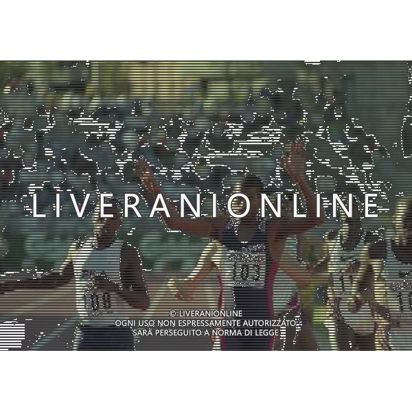MILANO ARENA CIVICA IAAF GRAND PRIX 1996 NELLA FOTO NOURREDDINE TELLEZ AG ALDO LIVERANI SAS