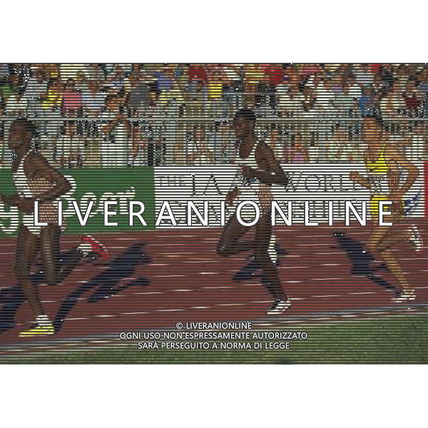 MILANO ARENA CIVICA IAAF GRAND PRIX 1996 NELLA FOTO num 34 daniel komen-31 num salah hissou AG ALDO LIVERANI SAS