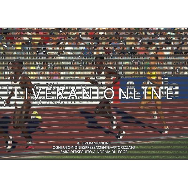 MILANO ARENA CIVICA IAAF GRAND PRIX 1996 NELLA FOTO num 34 daniel komen-31 num salah hissou AG ALDO LIVERANI SAS