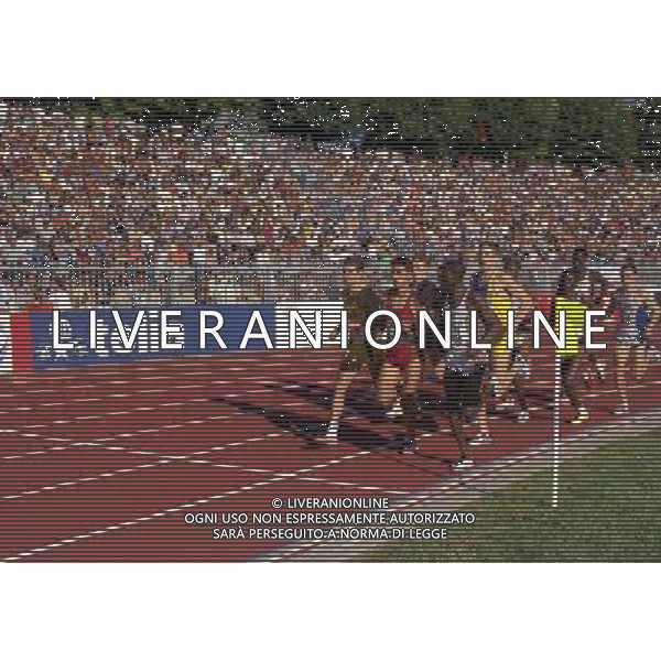 MILANO ARENA CIVICA IAAF GRAND PRIX 1996 NELLA FOTO num 29isaac viciosa-num 18hicham el guerroudj nun 22 eljah maru AG ALDO LIVERANI SAS