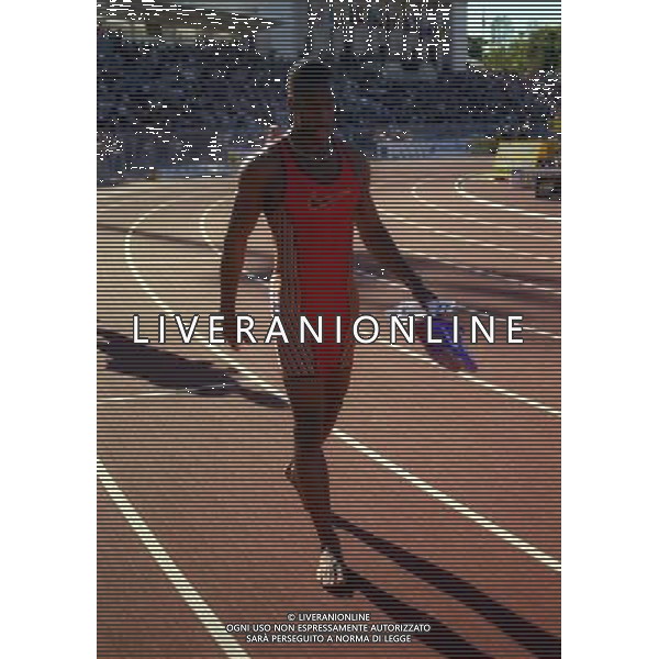 MILANO ARENA CIVICA IAAF GRAND PRIX 1996 NELLA FOTO michael johnson AG ALDO LIVERANI SAS