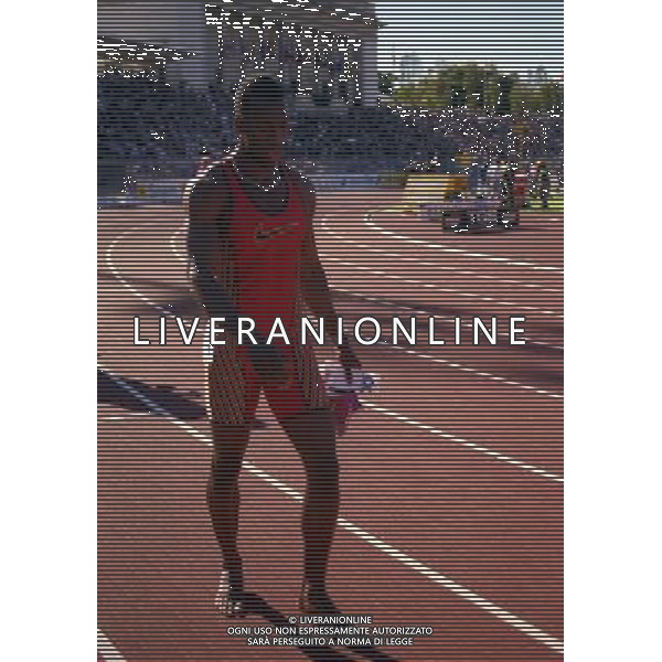 MILANO ARENA CIVICA IAAF GRAND PRIX 1996 NELLA FOTO michael johnson AG ALDO LIVERANI SAS
