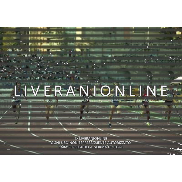 MILANO ARENA CIVICA IAAF GRAND PRIX 1996 NELLA FOTO NUM 46 MICHELE FREEMAN-NUM 44BRIGITTA BIKOVEC-NUM 49 DIONNE ROSE-MUN 45 LUDMILLA ENGQUIST-NUM 50 GILLIAN RUSSELL-NUM 47YULIA GRAUDYN AG ALDO LIVERANI SAS