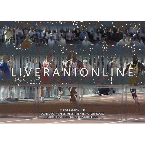 MILANO ARENA CIVICA IAAF GRAND PRIX 1996 NELLA FOTO NUM 43 DERRICK ADKINS-NUM 47 SAMUEL MATETE AG ALDO LIVERANI SAS