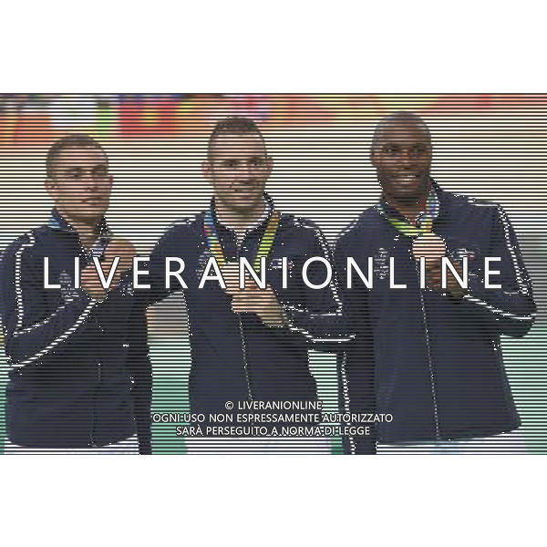 11-08-2016 Giochi Olimpici Pista Uomini; Giornata 01; 2016, Francia; Bauge, Gregory; Pervis, Francois; D\'almeida, Michael; Rio De Janeiro; ©SIROTTI/AGENZIA ALDO LIVERANI SAS