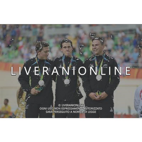 11-08-2016 Giochi Olimpici Pista Uomini; Giornata 01; 2016, New Zealand; Mitchell, Ethan; Webster, Sam; Dawkins, Edward; Rio De Janeiro; ©SIROTTI/AGENZIA ALDO LIVERANI SAS