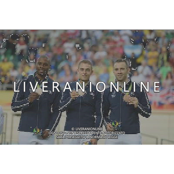 11-08-2016 Giochi Olimpici Pista Uomini; Giornata 01; 2016, Francia; Bauge, Gregory; Pervis, Francois; D\'almeida, Michael; Rio De Janeiro; ©SIROTTI/AGENZIA ALDO LIVERANI SAS