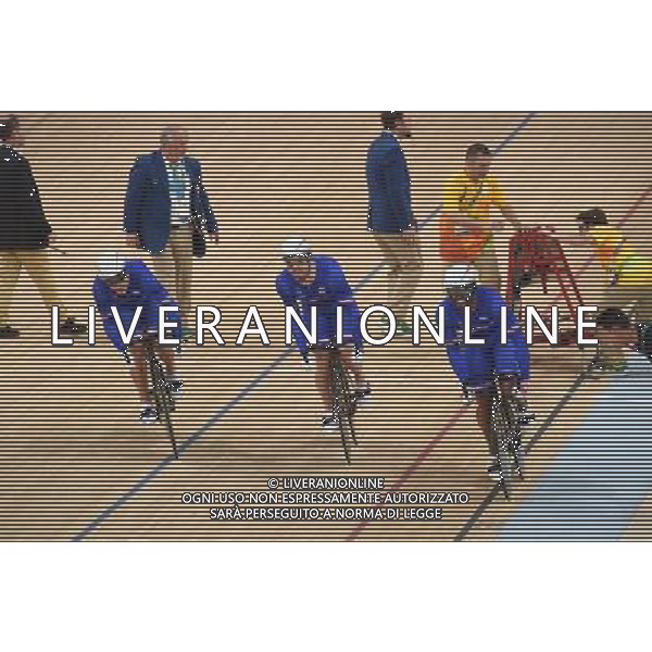 11-08-2016 Giochi Olimpici Pista Uomini; Giornata 01; 2016, Francia; Bauge, Gregory; Pervis, Francois; D\'almeida, Michael; Rio De Janeiro; ©SIROTTI/AGENZIA ALDO LIVERANI SAS
