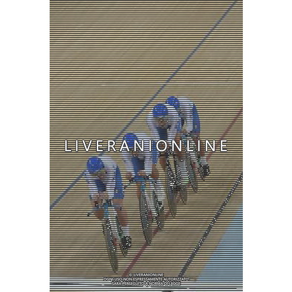 11-08-2016 Giochi Olimpici Pista Uomini; Giornata 01; 2016, Italia; Consonni, Simone; Bertazzo, Liam; Ganna, Filippo; Lamon, Francesco; Rio De Janeiro; ©SIROTTI/AGENZIA ALDO LIVERANI SAS