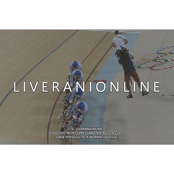 11-08-2016 Giochi Olimpici Pista Uomini; Giornata 01; 2016, Italia; Consonni, Simone; Bertazzo, Liam; Ganna, Filippo; Lamon, Francesco; Rio De Janeiro; ©SIROTTI/AGENZIA ALDO LIVERANI SAS