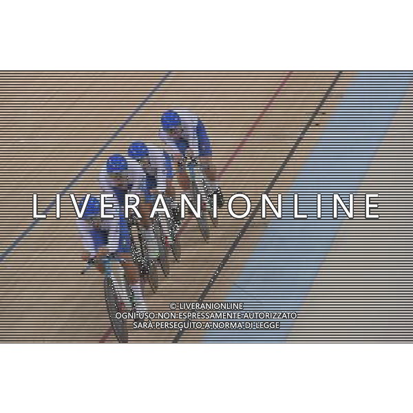 11-08-2016 Giochi Olimpici Pista Uomini; Giornata 01; 2016, Italia; Consonni, Simone; Bertazzo, Liam; Ganna, Filippo; Lamon, Francesco; Rio De Janeiro; ©SIROTTI/AGENZIA ALDO LIVERANI SAS
