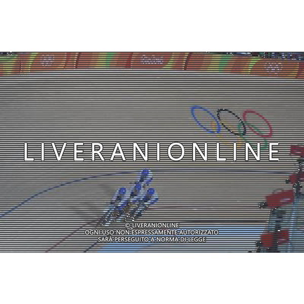 11-08-2016 Giochi Olimpici Pista Uomini; Giornata 01; 2016, Italia; Consonni, Simone; Bertazzo, Liam; Ganna, Filippo; Lamon, Francesco; Rio De Janeiro; ©SIROTTI/AGENZIA ALDO LIVERANI SAS