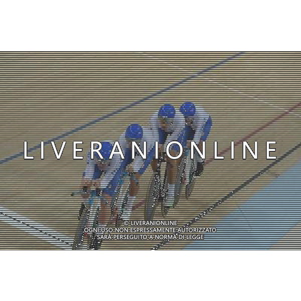 11-08-2016 Giochi Olimpici Pista Uomini; Giornata 01; 2016, Italia; Consonni, Simone; Bertazzo, Liam; Ganna, Filippo; Lamon, Francesco; Rio De Janeiro; ©SIROTTI/AGENZIA ALDO LIVERANI SAS