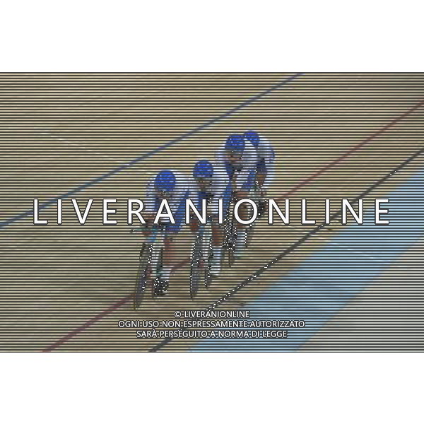11-08-2016 Giochi Olimpici Pista Uomini; Giornata 01; 2016, Italia; Consonni, Simone; Bertazzo, Liam; Ganna, Filippo; Lamon, Francesco; Rio De Janeiro; ©SIROTTI/AGENZIA ALDO LIVERANI SAS
