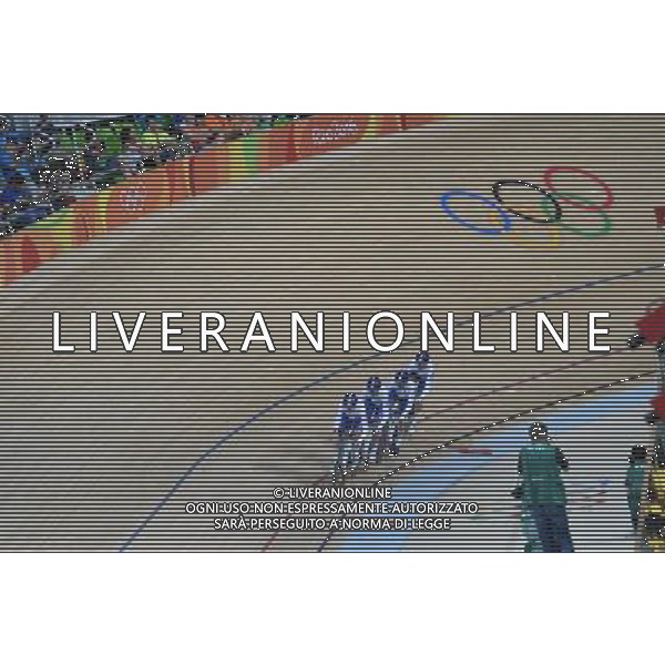 11-08-2016 Giochi Olimpici Pista Donne; Giornata 01; 2016, Italia; Frapporti, Simona; Guderzo, Tatiana; Pattaro, Francesca; Valsecchi, Silvia; Rio De Janeiro; ©SIROTTI/AGENZIA ALDO LIVERANI SAS