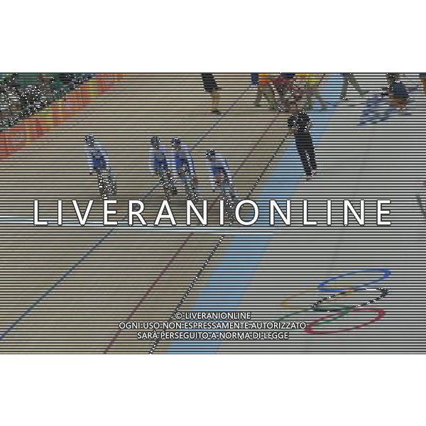 11-08-2016 Giochi Olimpici Pista Donne; Giornata 01; 2016, Italia; Frapporti, Simona; Guderzo, Tatiana; Pattaro, Francesca; Valsecchi, Silvia; Savoldi, Edoardo; Rio De Janeiro; ©SIROTTI/AGENZIA ALDO LIVERANI SAS