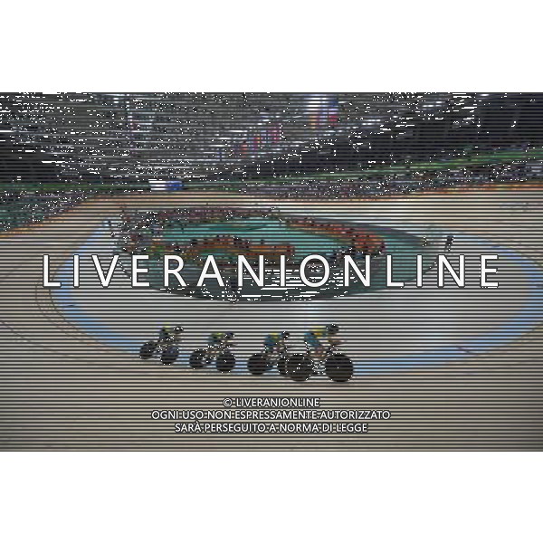 11-08-2016 Giochi Olimpici Pista Donne; Giornata 01; 2016, Austalia; Baker, Georgia; Edmondson, Annette; Cure, Amy; Hoskins, Melissa; Rio De Janeiro; ©sirotti/AGENZIA ALDO LIVERANI SAS