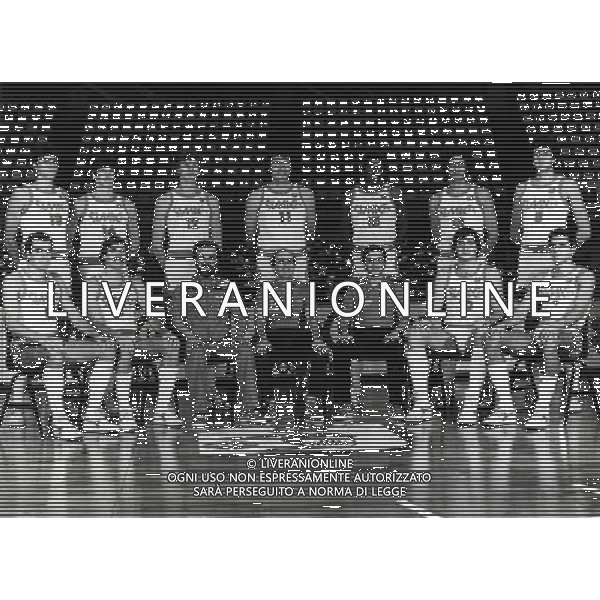 CAMPIONATO DI BASKET SERIE A 1983-1984 NELLA FOTO LA FORMAZIONE DELLA SIMAC MILANO 1983-84 AG ALDO LIVERANI SAS