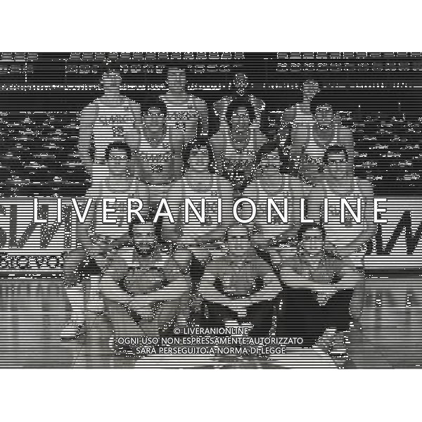 CAMPIONATO DI BASKET SERIE A 1983-1984 NELLA FOTO LA FORMAZIONE DELLA SIMAC MILANO 1983-84 AG ALDO LIVERANI SAS