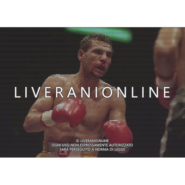 MILANO 20/06/1996 INCONTRO DI BOXE GIOVANNI PARISI GONZALES NELLA FOTO L\'INCONTRO DI PUGILATO TRA GIOVANNI PARISI E GONZALES AG ALDO LIVERANI SAS