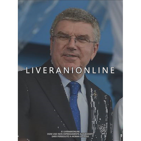 XXXI Olympic Games Giochi Olimpici Rio 2016 Rio de Janeiro - 12.08.2016 Finale Tiro al Piattello Femminile Nella Foto:Presidente CIO Thomas Bach /Ph.Vitez-Ag. Aldo Liverani