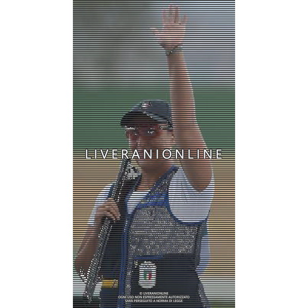 XXXI Olympic Games Giochi Olimpici Rio 2016 Rio de Janeiro - 12.08.2016 Finale Tiro al Piattello Femminile Nella Foto:Bacosi Diana /Ph.Vitez-Ag. Aldo Liverani