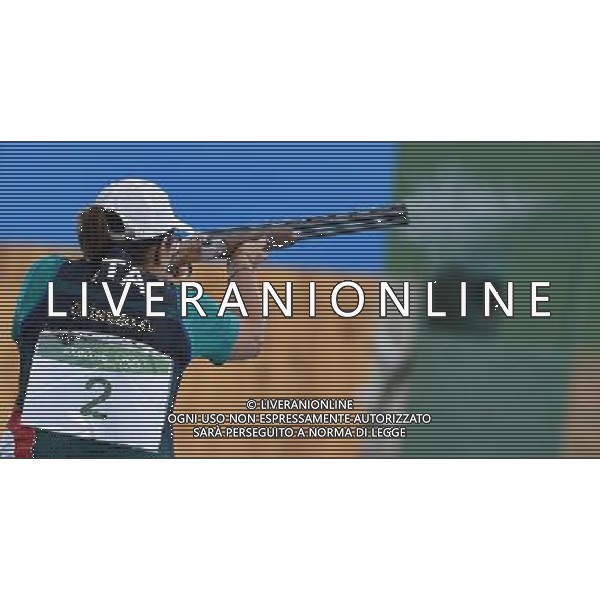 XXXI Olympic Games Giochi Olimpici Rio 2016 Rio de Janeiro - 12.08.2016 Finale Tiro al Piattello Femminile Nella Foto:Cainero Chiara /Ph.Vitez-Ag. Aldo Liverani