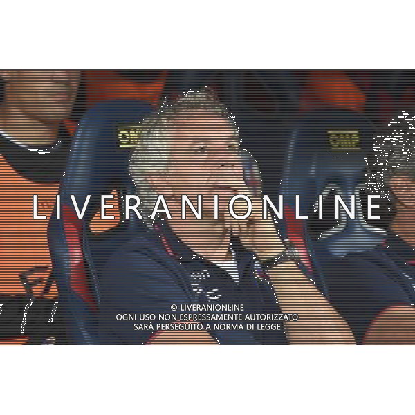 BOLOGNA - TRAPANI COPPA ITALIA TIM CUP 12 AGOSTO 2016 NELLA FOTO ROBERTO DONADONI IN PANCHINA ©optima foto /AGENZIA ALDO LIVERANI SAS