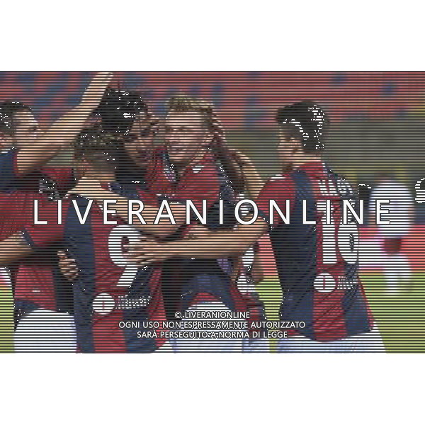 BOLOGNA - TRAPANI COPPA ITALIA TIM CUP 12 AGOSTO 2016 NELLA FOTO ESULTANZA DOPO IL GOL DI KREJCI ©optima foto /AGENZIA ALDO LIVERANI SAS