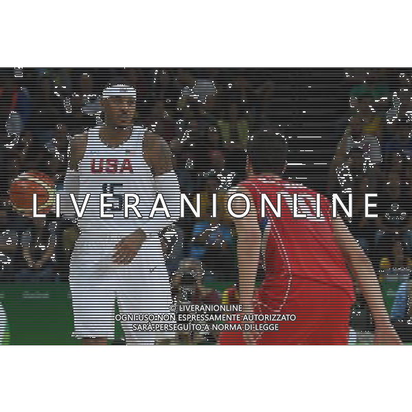 XXXI Olympic Games Giochi Olimpici Rio 2016 Rio de Janeiro - 12.08.2016 Turno Preliminare di Basket Gruppo A USA-Serbia Nella Foto:Anthony Carmelo /Ph.Vitez-Ag. Aldo Liverani