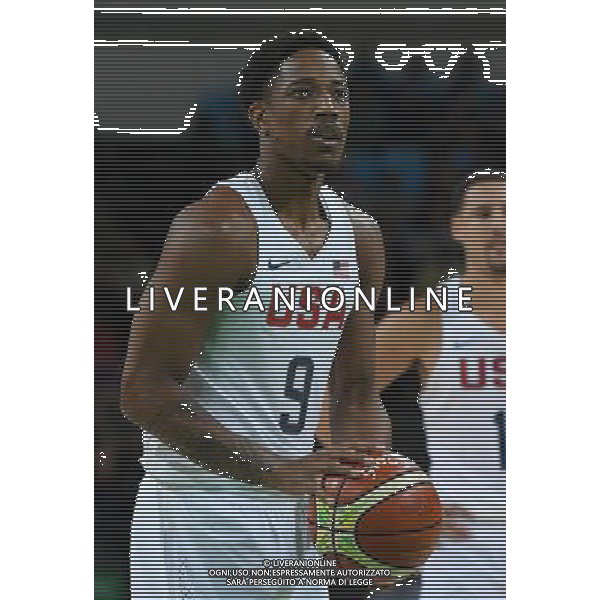 XXXI Olympic Games Giochi Olimpici Rio 2016 Rio de Janeiro - 12.08.2016 Turno Preliminare di Basket Gruppo A USA-Serbia Nella Foto:Derozan Demar /Ph.Vitez-Ag. Aldo Liverani