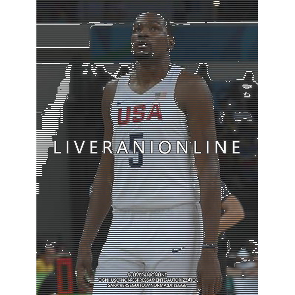 XXXI Olympic Games Giochi Olimpici Rio 2016 Rio de Janeiro - 12.08.2016 Turno Preliminare di Basket Gruppo A USA-Serbia Nella Foto:Durant Kevin /Ph.Vitez-Ag. Aldo Liverani