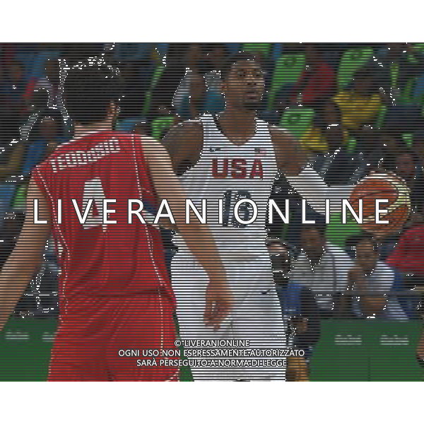 XXXI Olympic Games Giochi Olimpici Rio 2016 Rio de Janeiro - 12.08.2016 Turno Preliminare di Basket Gruppo A USA-Serbia Nella Foto:George Paul /Ph.Vitez-Ag. Aldo Liverani