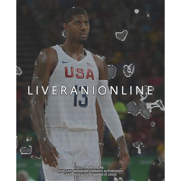 XXXI Olympic Games Giochi Olimpici Rio 2016 Rio de Janeiro - 12.08.2016 Turno Preliminare di Basket Gruppo A USA-Serbia Nella Foto:George Paul /Ph.Vitez-Ag. Aldo Liverani