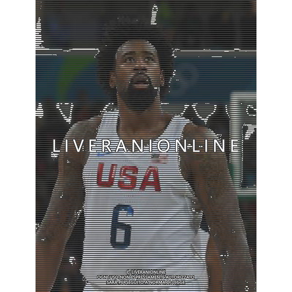 XXXI Olympic Games Giochi Olimpici Rio 2016 Rio de Janeiro - 12.08.2016 Turno Preliminare di Basket Gruppo A USA-Serbia Nella Foto:Jordan DeAndre /Ph.Vitez-Ag. Aldo Liverani