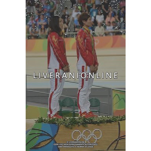 12-08-2016 Giochi Olimpici Pista Donne; Giornata 02; 2016, Cina; Gong, Jinjie; Zhong, Tianshi; Rio De Janeiro; ©SIROTTI/AGENZIA ALDO LIVERANI SAS