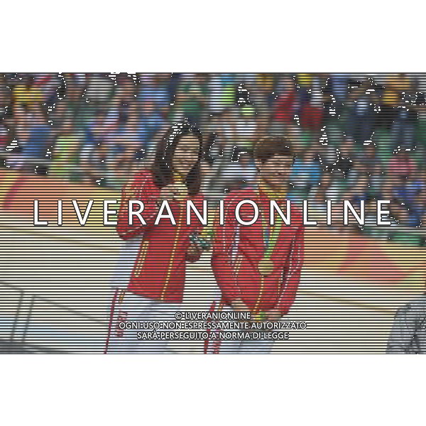 12-08-2016 Giochi Olimpici Pista Donne; Giornata 02; 2016, Cina; Gong, Jinjie; Zhong, Tianshi; Rio De Janeiro; ©SIROTTI/AGENZIA ALDO LIVERANI SAS