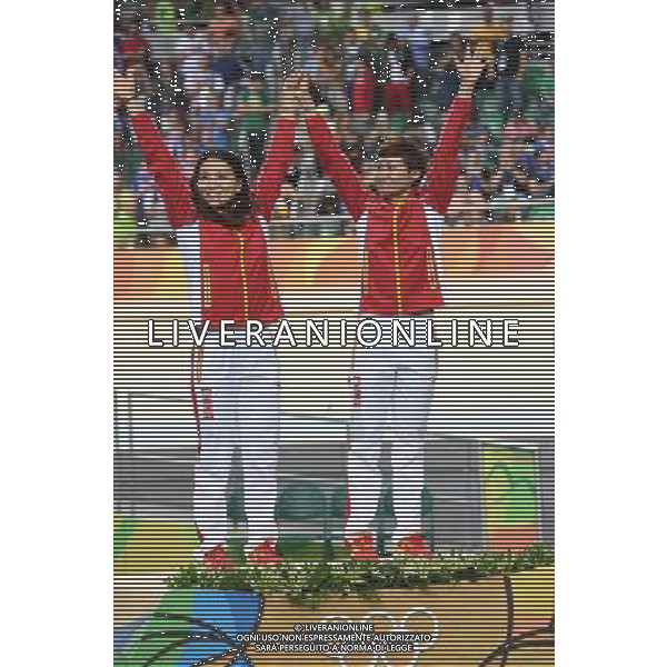 12-08-2016 Giochi Olimpici Pista Donne; Giornata 02; 2016, Cina; Gong, Jinjie; Zhong, Tianshi; Rio De Janeiro; ©SIROTTI/AGENZIA ALDO LIVERANI SAS