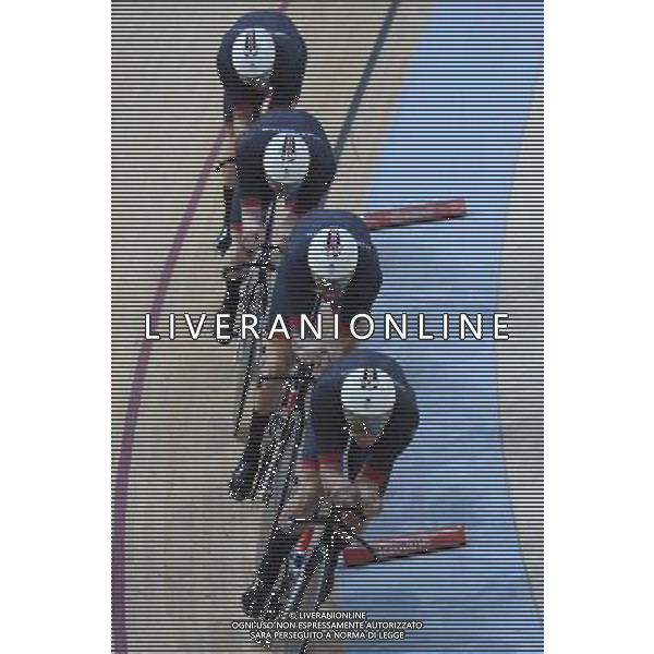 12-08-2016 Giochi Olimpici Pista Uomini; Giornata 02; 2016, Great Britain; Clancy, Edward; Burke, Steven; Doull, Owain; Wiggins, Bradley; Rio De Janeiro; ©SIROTTI/AGENZIA ALDO LIVERANI SAS