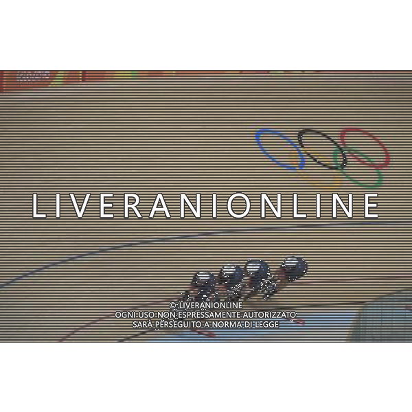 12-08-2016 Giochi Olimpici Pista Uomini; Giornata 02; 2016, Great Britain; Clancy, Edward; Burke, Steven; Doull, Owain; Wiggins, Bradley; Rio De Janeiro; ©SIROTTI/AGENZIA ALDO LIVERANI SAS